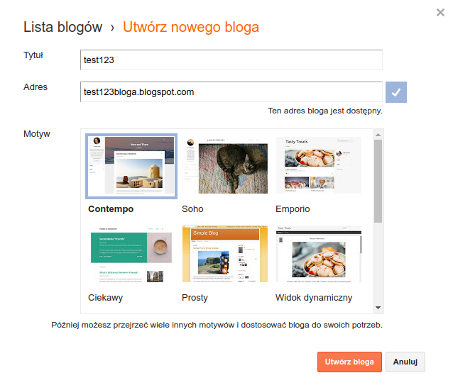 jak założyć bloga na blogger poradnik